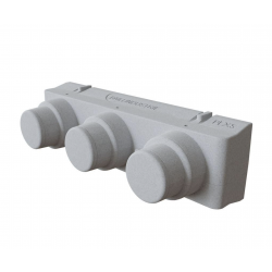 Plénum universel prêt à poser 3 SORTIES (200/160mm)