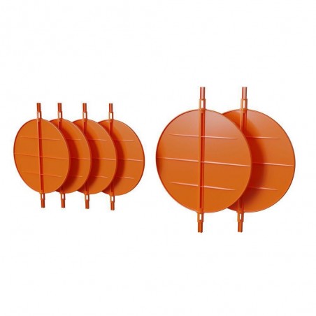 Volets pour Plenums Universels en lots de 6 (4x200/160 + 2x250 mm)