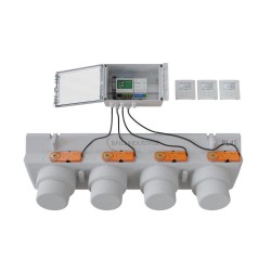 Pack de régulation à 3 zones thermostat Blanc - 4 Volets motorisés