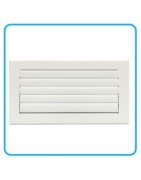 Grille Lames Courbes Blanche