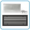 Grille Lames Courbes Latérale Noire